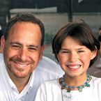 photo: Fred Mednick with Afghan girl Vasila