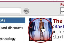screen shot of the hand icon