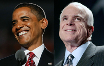 Photo: Senators McCain and Obama
