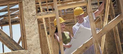 Couple building house (h)