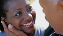 Evergreen:  African Couple Holding